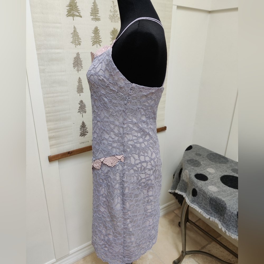 Topshop Lace Cut Out Dress - size 8 - Picture 8 of 10